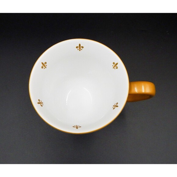 Disney Parks Beauty And The Beast Silhouette White And Gold Crest Fleur-de-lis - Picture 5 of 8